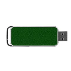 Texture Green Rush Easter Portable Usb Flash (two Sides) by Simbadda