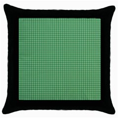 Green1 Throw Pillow Case (black) by PhotoNOLA