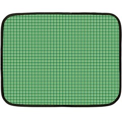 Green1 Double Sided Fleece Blanket (mini)  by PhotoNOLA