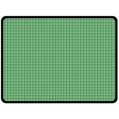 Green1 Double Sided Fleece Blanket (large)  by PhotoNOLA