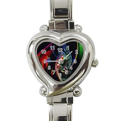 Abstraction Dive From Inside Heart Italian Charm Watch by Simbadda