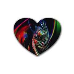 Abstraction Dive From Inside Heart Coaster (4 Pack)  by Simbadda