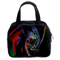 Abstraction Dive From Inside Classic Handbags (2 Sides) by Simbadda