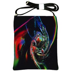 Abstraction Dive From Inside Shoulder Sling Bags by Simbadda