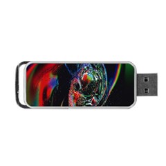 Abstraction Dive From Inside Portable Usb Flash (two Sides) by Simbadda