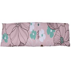 Background Texture Flowers Leaves Buds Body Pillow Case (dakimakura) by Simbadda