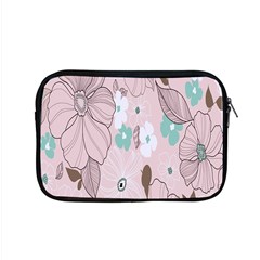 Background Texture Flowers Leaves Buds Apple Macbook Pro 15  Zipper Case