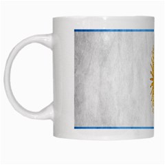 Argentina Texture Background White Mugs by Simbadda