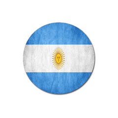 Argentina Texture Background Magnet 3  (round) by Simbadda