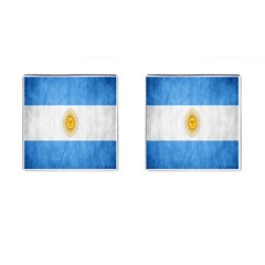 Argentina Texture Background Cufflinks (square) by Simbadda