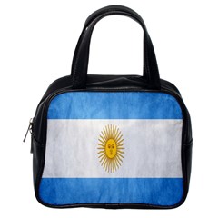 Argentina Texture Background Classic Handbags (one Side) by Simbadda