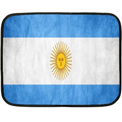 Argentina Texture Background Fleece Blanket (mini) by Simbadda