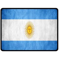 Argentina Texture Background Fleece Blanket (large)  by Simbadda