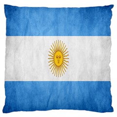 Argentina Texture Background Large Cushion Case (one Side) by Simbadda