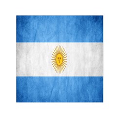 Argentina Texture Background Small Satin Scarf (square) by Simbadda