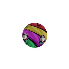 Balloons Colorful Rainbow Metal 1  Mini Magnets by Simbadda