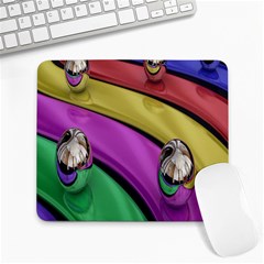 Balloons Colorful Rainbow Metal Large Mousepads by Simbadda