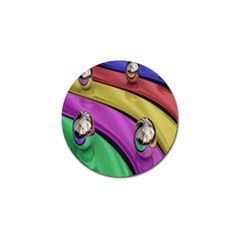 Balloons Colorful Rainbow Metal Golf Ball Marker by Simbadda