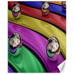 Balloons Colorful Rainbow Metal Canvas 11  x 14   10.95 x13.48  Canvas - 1