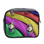 Balloons Colorful Rainbow Metal Mini Toiletries Bag 2-Side Back