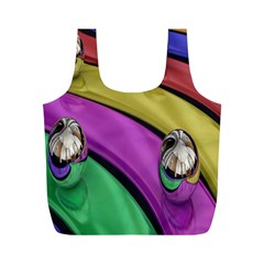 Balloons Colorful Rainbow Metal Full Print Recycle Bags (m)  by Simbadda