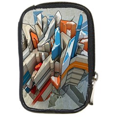 Abstraction Imagination City District Building Graffiti Compact Camera Cases by Simbadda