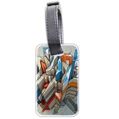 Abstraction Imagination City District Building Graffiti Luggage Tags (two Sides) by Simbadda