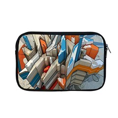 Abstraction Imagination City District Building Graffiti Apple Macbook Pro 13  Zipper Case by Simbadda