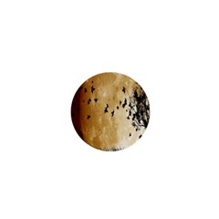 Birds Sky Planet Moon Shadow 1  Mini Magnets by Simbadda