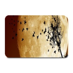 Birds Sky Planet Moon Shadow Plate Mats by Simbadda