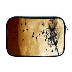 Birds Sky Planet Moon Shadow Apple Macbook Pro 17  Zipper Case