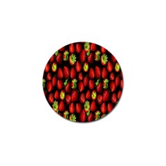 Berry Strawberry Many Golf Ball Marker by Simbadda