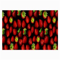 Berry Strawberry Many Large Glasses Cloth (2-side) by Simbadda