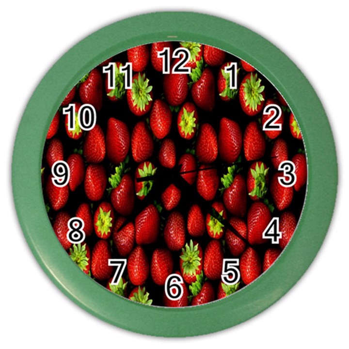 Berry Strawberry Many Color Wall Clocks