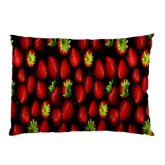 Berry Strawberry Many Pillow Case (two Sides) by Simbadda