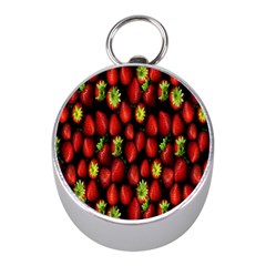 Berry Strawberry Many Mini Silver Compasses by Simbadda