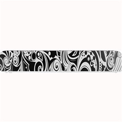 Black White Pattern Shape Patterns Small Bar Mats by Simbadda