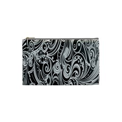 Black White Pattern Shape Patterns Cosmetic Bag (small)  by Simbadda