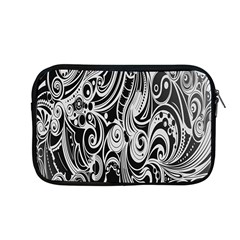 Black White Pattern Shape Patterns Apple Macbook Pro 13  Zipper Case by Simbadda