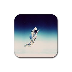 Astronaut Rubber Coaster (square)  by Simbadda