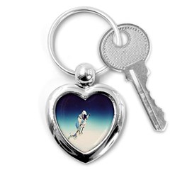 Astronaut Key Chains (heart)  by Simbadda