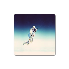 Astronaut Square Magnet by Simbadda