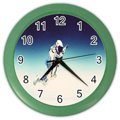 Astronaut Color Wall Clocks by Simbadda