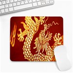 Fabric Pattern Dragon Embroidery Texture Large Mousepads Front