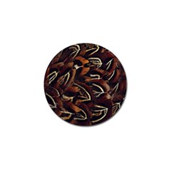 Feathers Bird Black Golf Ball Marker (10 Pack) by Simbadda