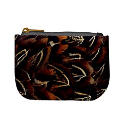 Feathers Bird Black Mini Coin Purses by Simbadda