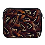 Feathers Bird Black Apple iPad 2/3/4 Zipper Cases Front