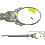 Fish Underwater Yellow White Letter Openers Front