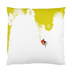 Fish Underwater Yellow White Standard Cushion Case (one Side) by Simbadda