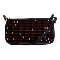 Cubes Small Background Shoulder Clutch Bags by Simbadda